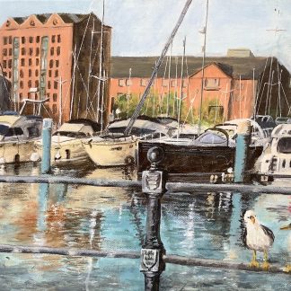 Hull Marina - prints, by Mavis McGowan